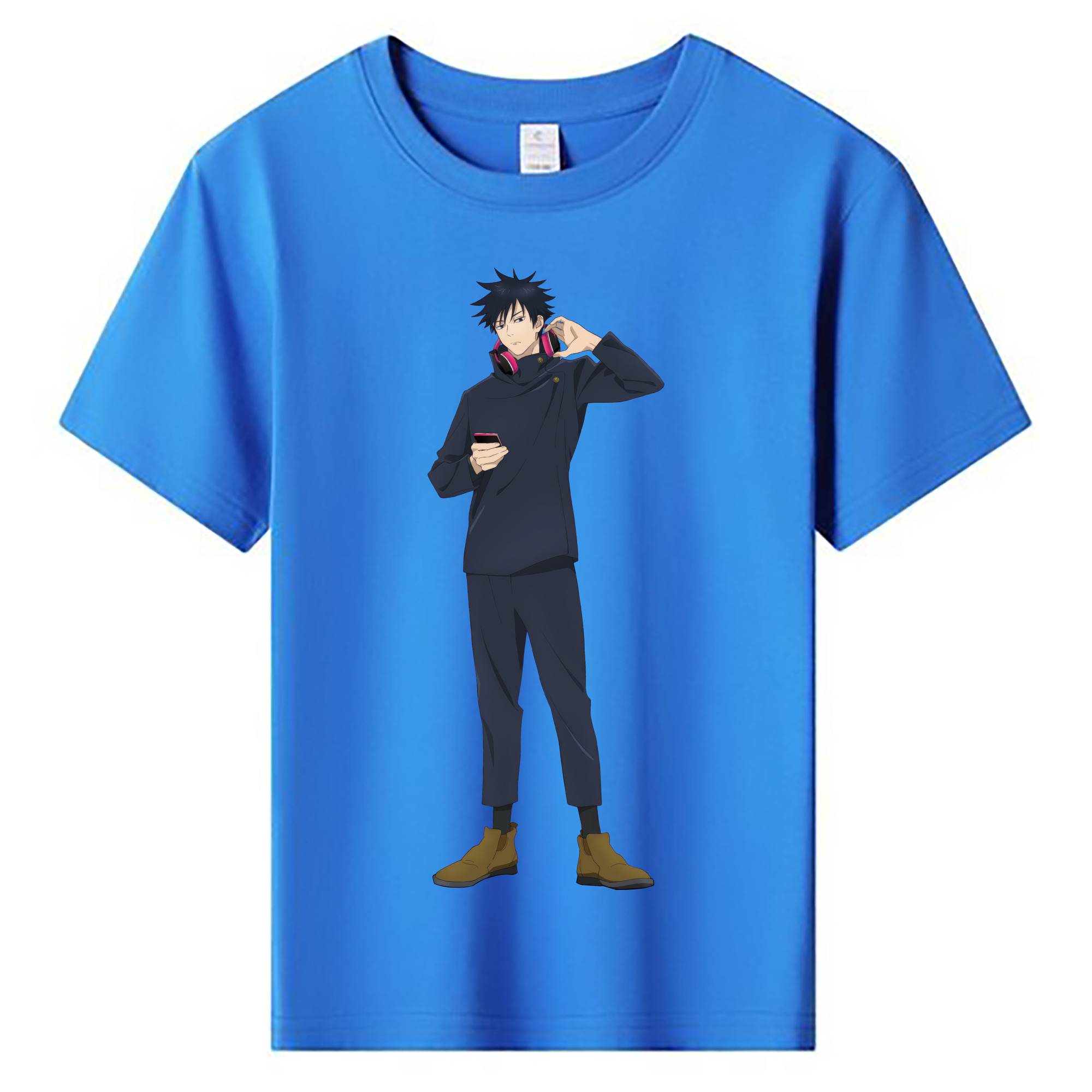 （画像用） 呪術廻戦 Jujutsu Kaisen 綿100％キッズTシャツ（フロントプリント）